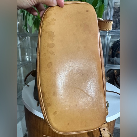 Louis Vuitton Montsouris vintage leather backpack Pm. main image 5
